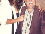 Marcia com o compositor João de Barro, o "Braguinha", em 1985