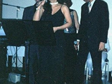 Marcia e Tranka na apresentação da Cia Lírica Nacional (RJ, 2003), interpretando sucessos do cinema internacional
